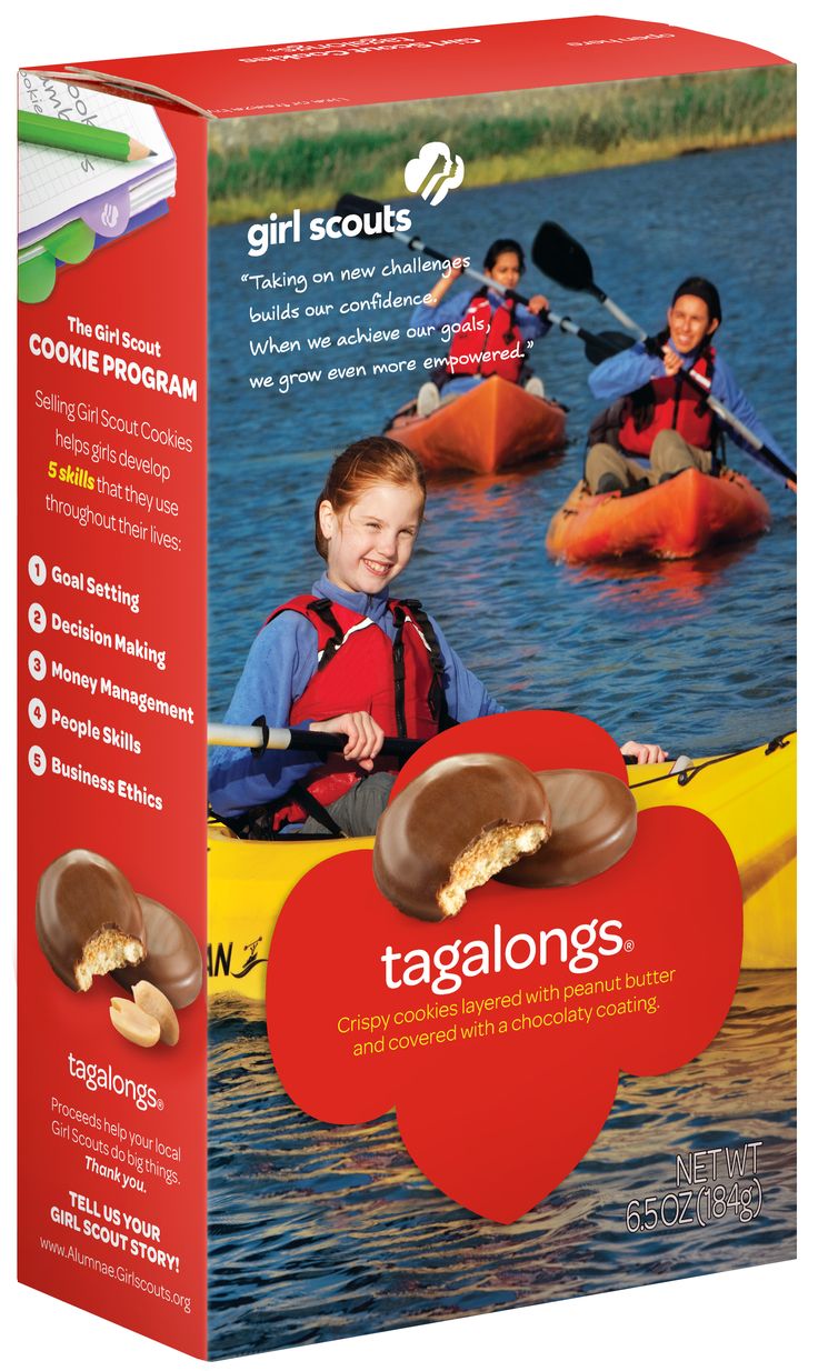 Girl Scouts Peanut Butter Patties Cookies (Tagalongs), 184g
