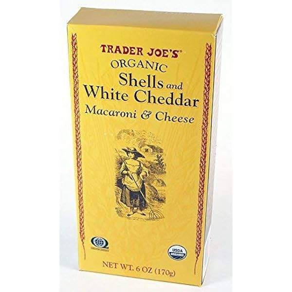 Trader Joe's Organic Shells and White Cheddar Macaroni & Cheese, 170g