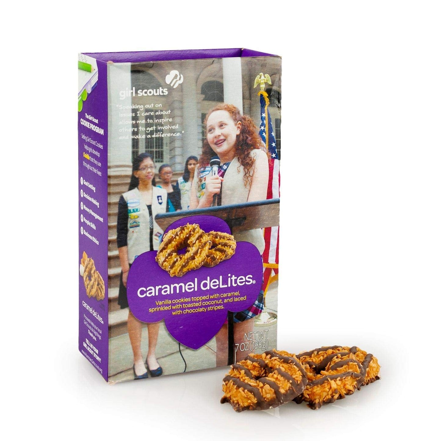 Girl Scouts Caramel deLite Cookies (Samoas), 198g