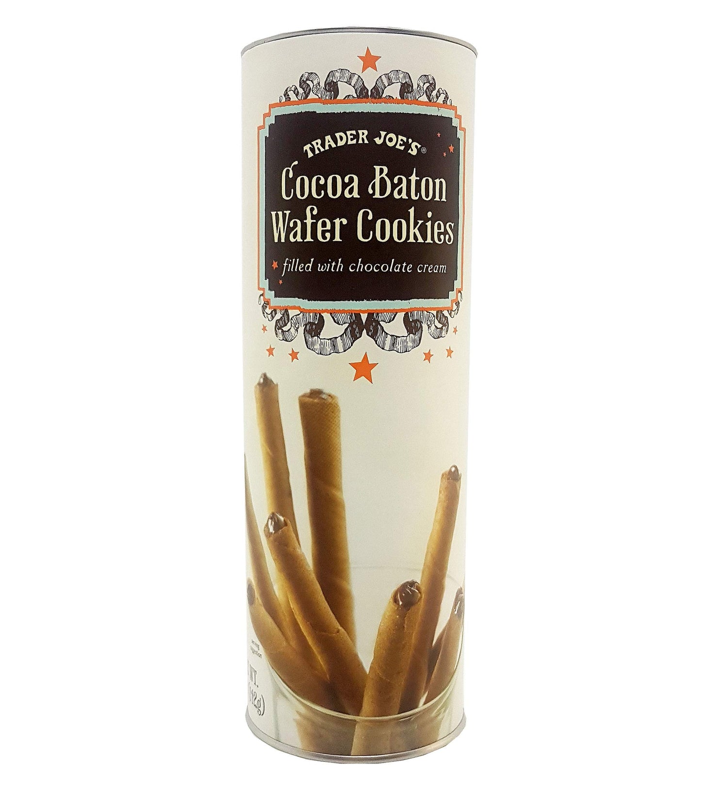 Trader Joe's Cocoa Baton Wafer Cookies, 142g
