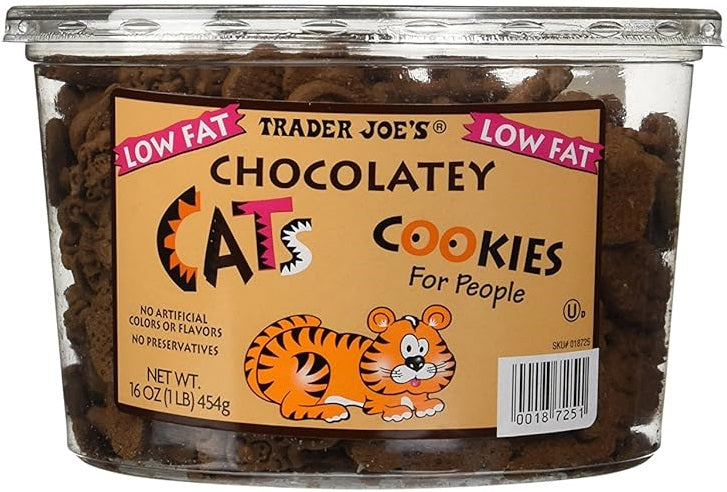 Biscuits chocolatés pour chats de Trader Joe's, 454 g