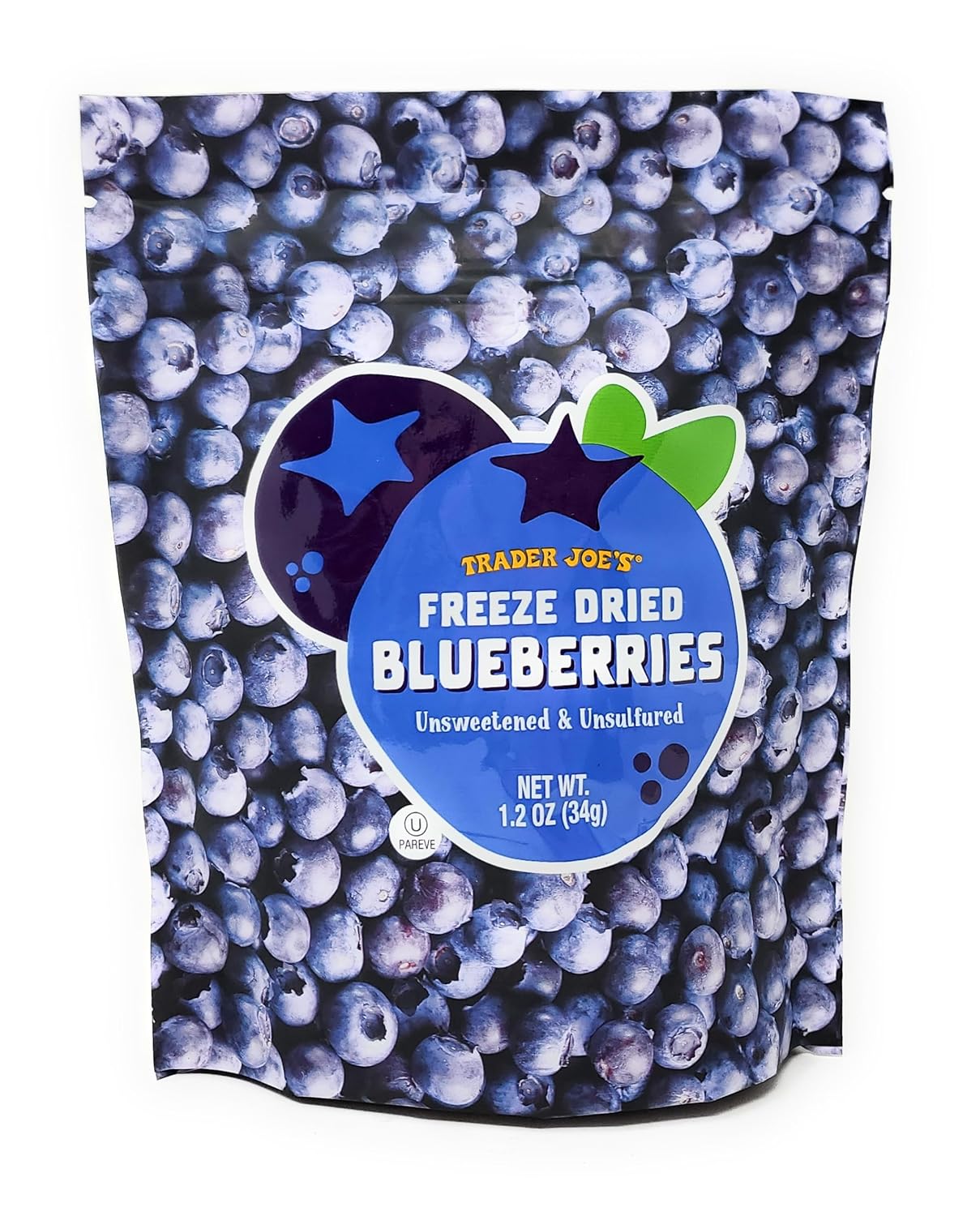 Trader Joe's Freeze Dried Blueberries, 34g