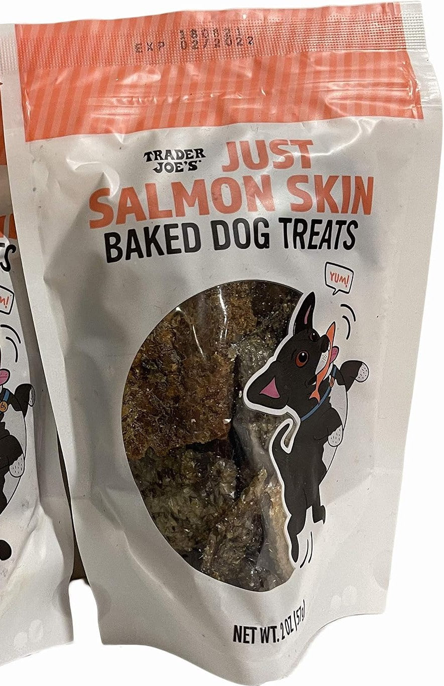 Trader Joe’s Just Salmon Skin Baked Dog Treats, 57g