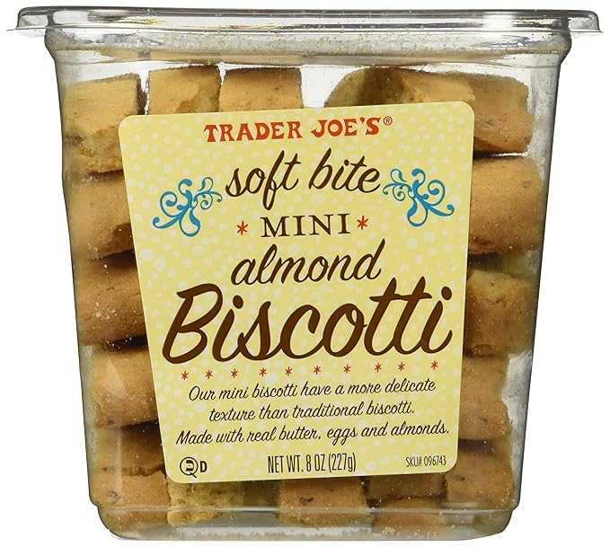 Trader Joe's Soft Bite Mini Almond Biscotti, 227g