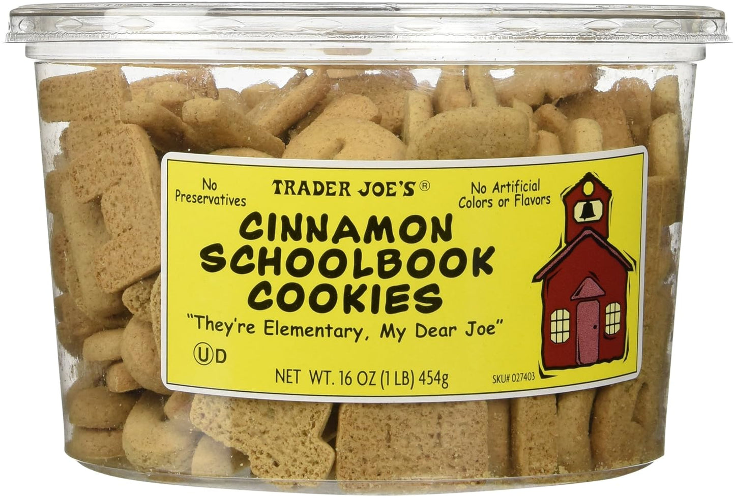 Biscuits scolaires à la cannelle de Trader Joe's, 454 g