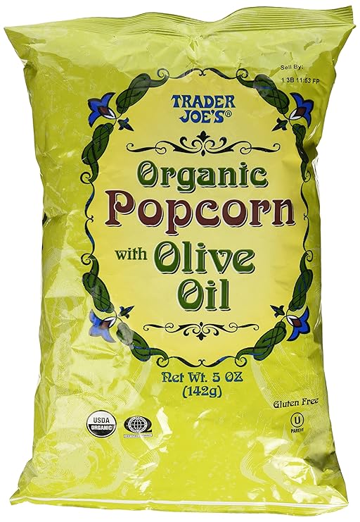 Trader Joe's Organic Popcorn with Olive Oil, 142g