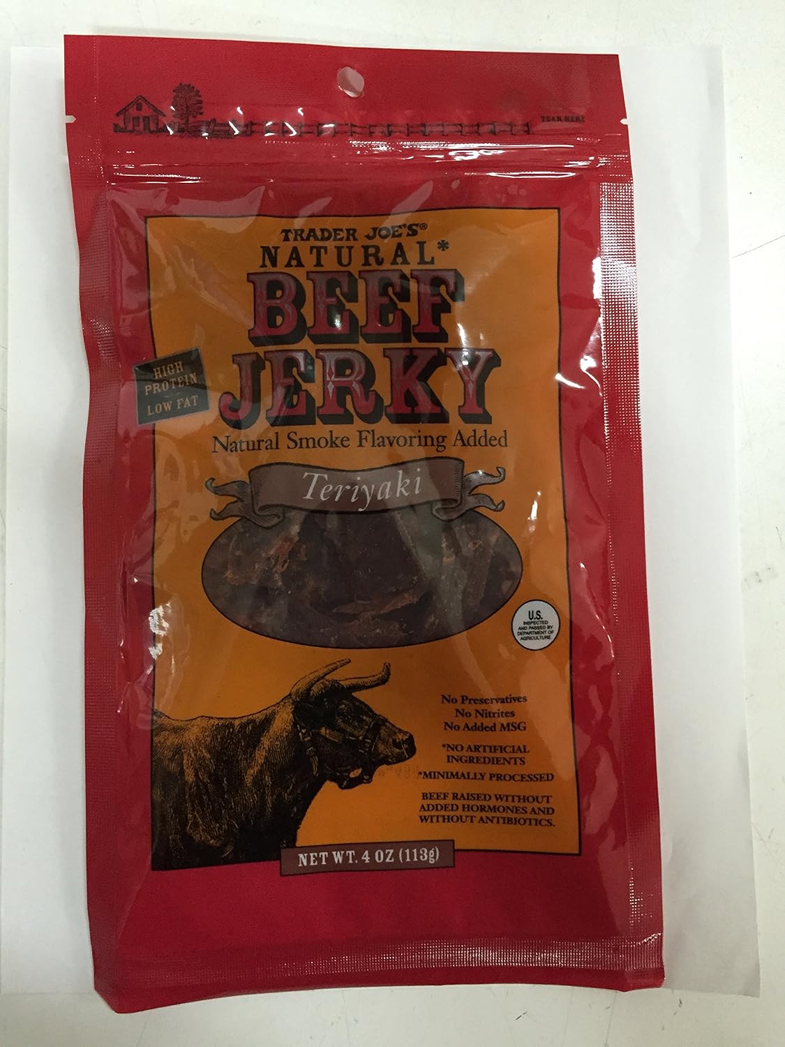 Trader Joe’s Natural Teriyaki Beef Jerky, 113g