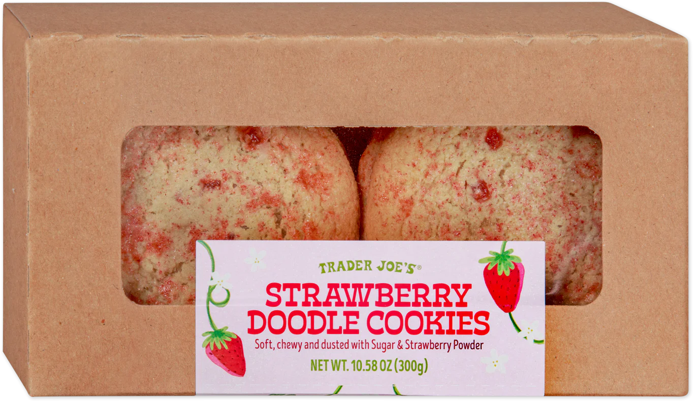 Trader Joe's Strawberry Doodle Cookies, 300g