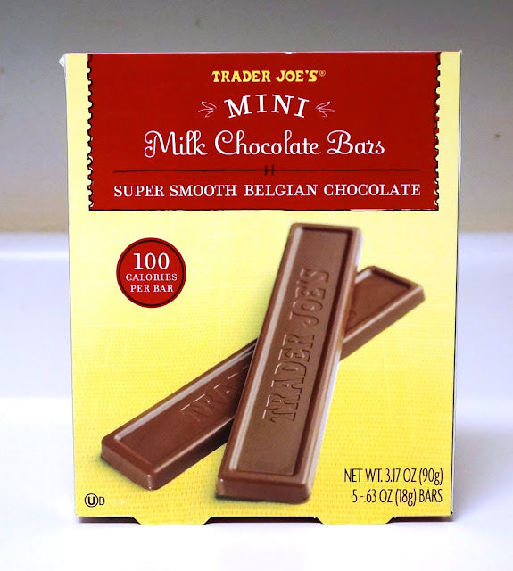Trader Joe's Mini Milk Chocolate Bars, 90g