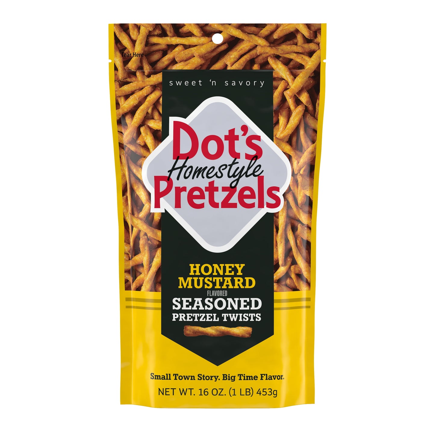 Dot's Homestyle Pretzels, Honey Mustard, 453g