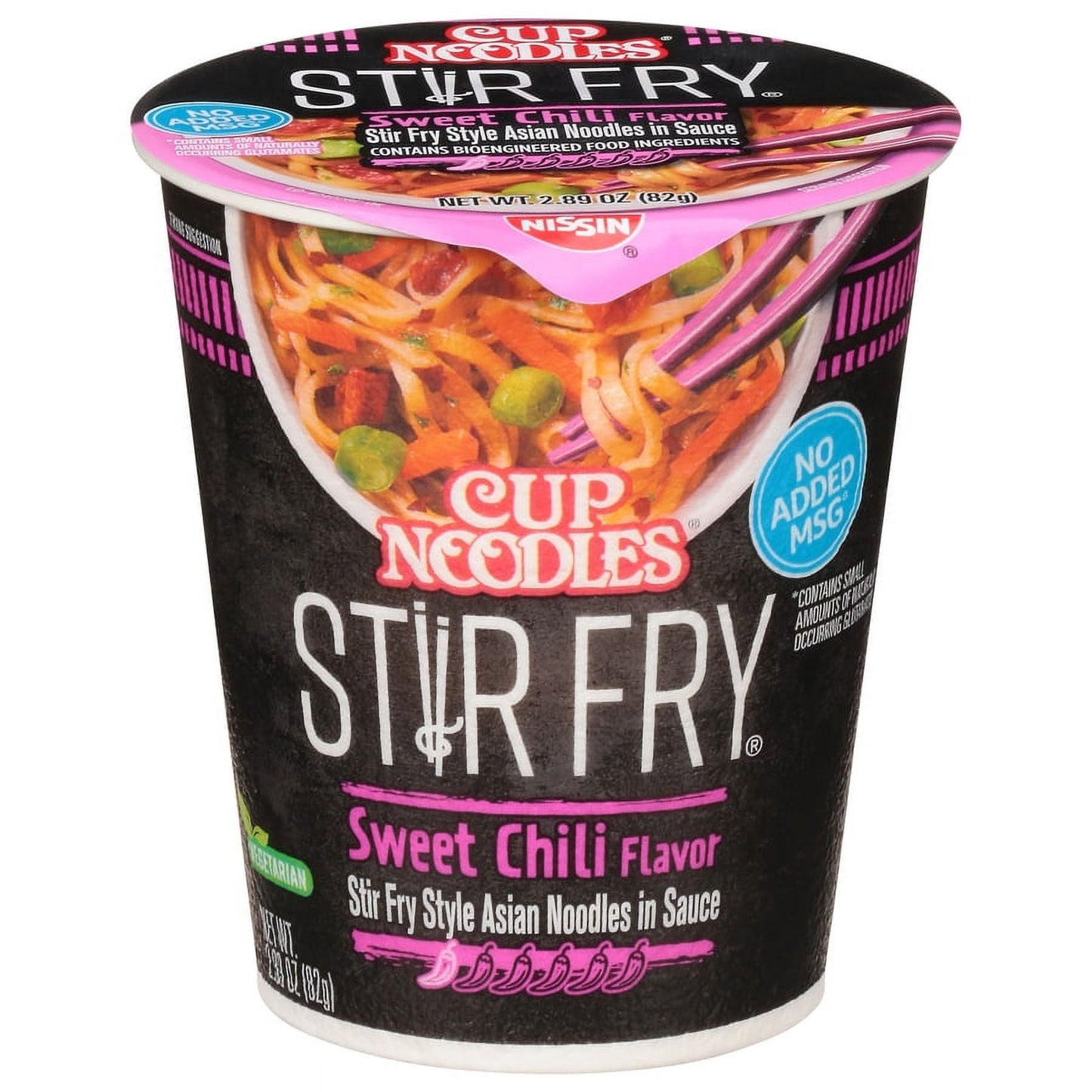 Nouilles Nissin Cup, sautées au piment doux, 82 g