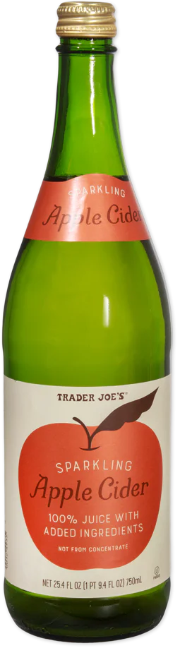 Trader Joe's Sparkling Apple Cider, 750mL