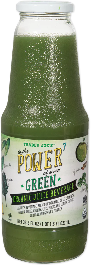 Trader Joe's To The Power of Seven Green Organic Juice Beverage, 1L