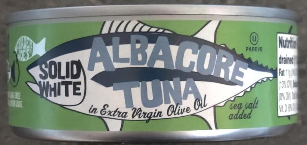 Trader Joe’s Albacore Tuna in Olive Oil with Sea Salt, 128g