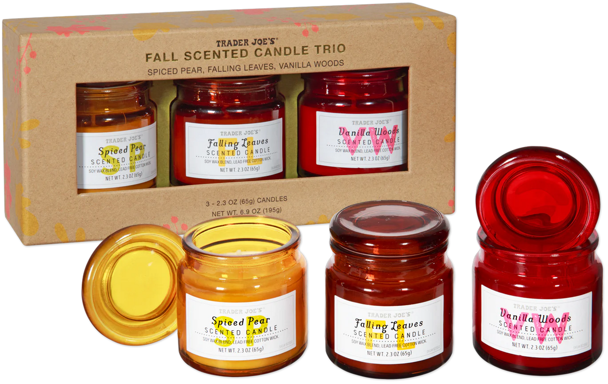Trader Joe's Fall Scented Candle Trio, 195g