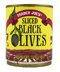 Trader Joe’s Sliced Black Olives, 108g