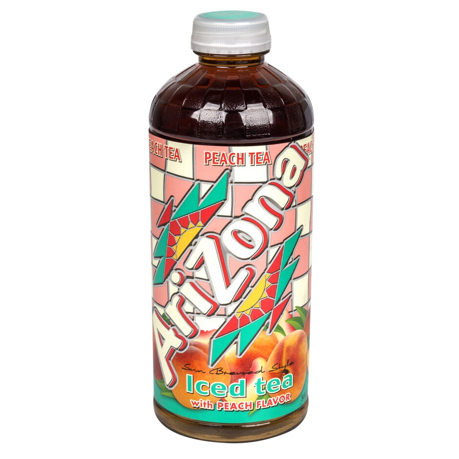 AriZona Sun Brewed Style Iced Tea with Peach Flavour, 1L