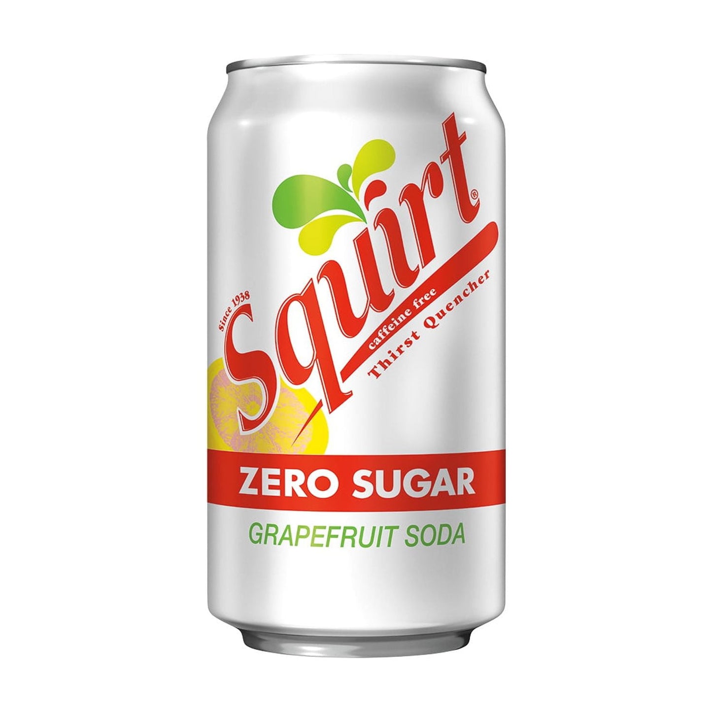 Squirt Grapefruit Soda, Zero Sugar, 355mL