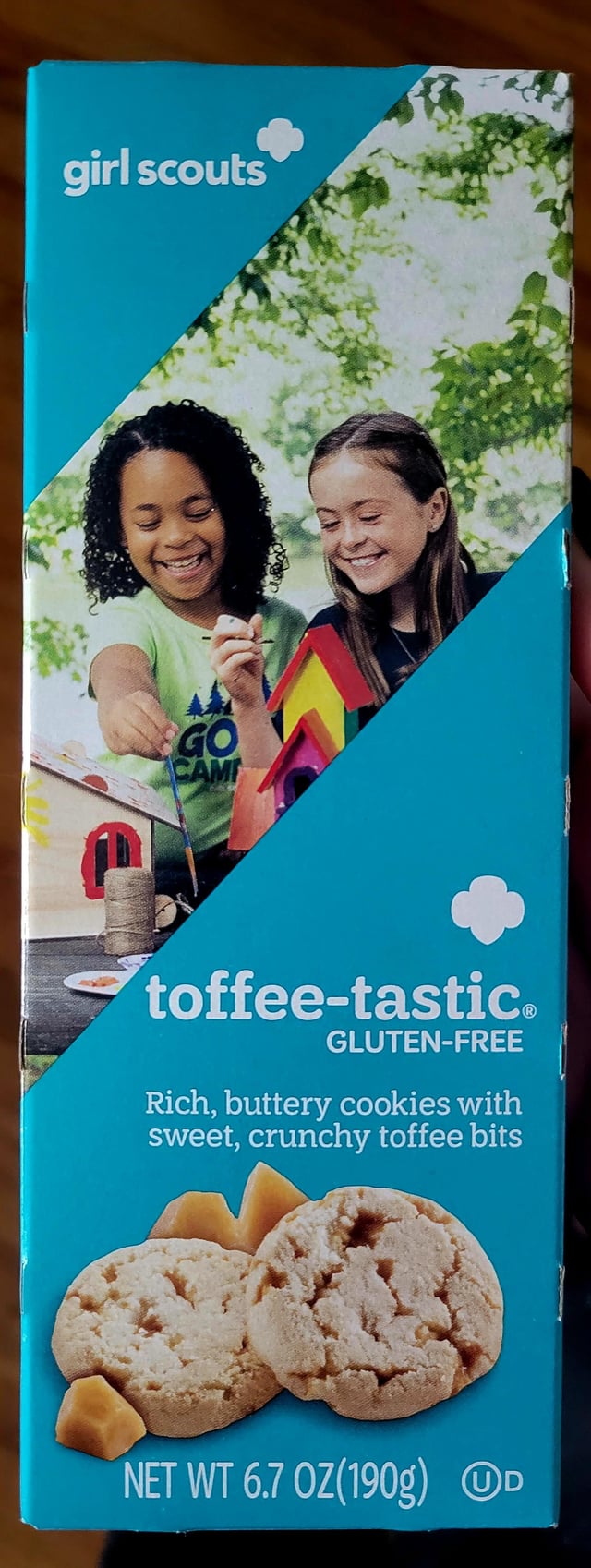 Girl Scouts Toffee-Tastic Cookies, 190g