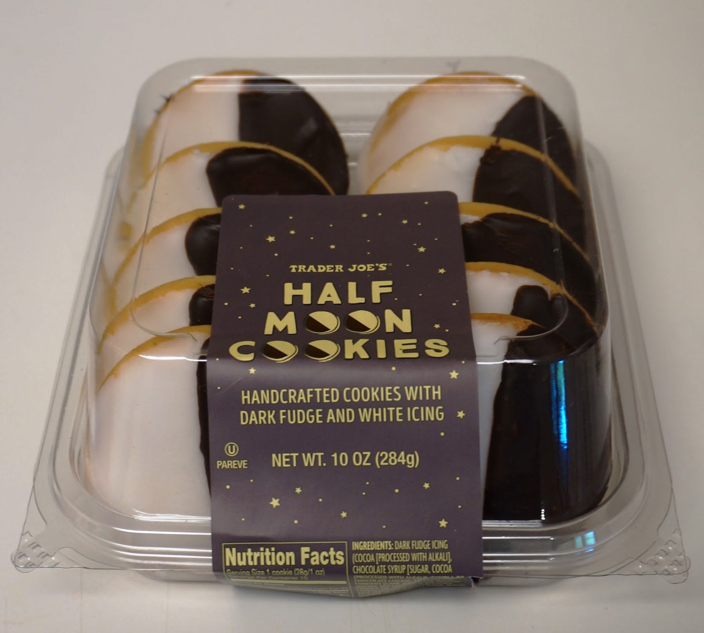 Trader Joe's Half Moon Cookies, 284g