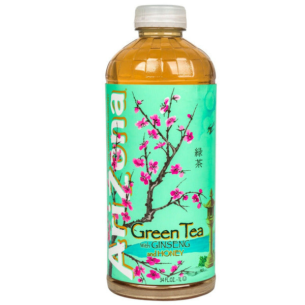 AriZona Green Tea with Honey and Ginseng, 1L