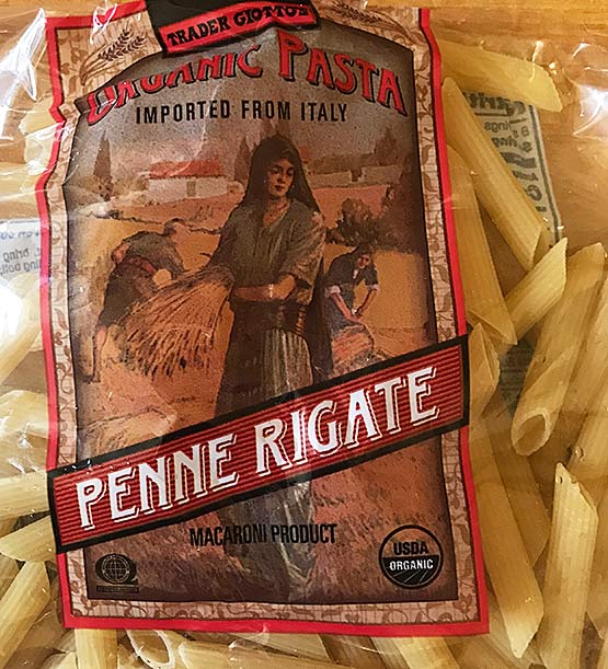 Trader Joe's Organic Penne Rigate, 454g
