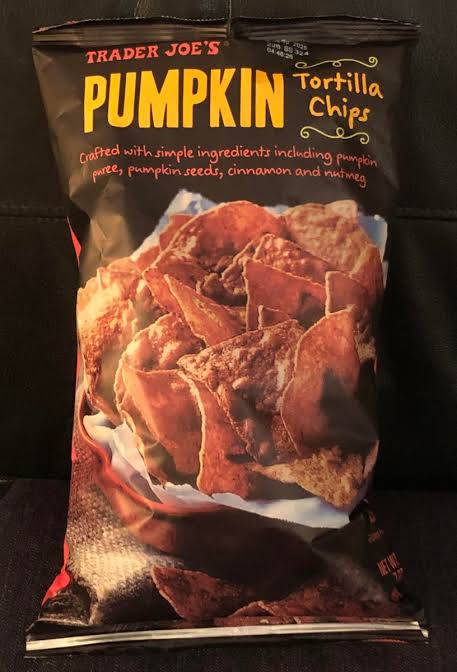 Trader Joe's Pumpkin Tortilla Chips, 198g