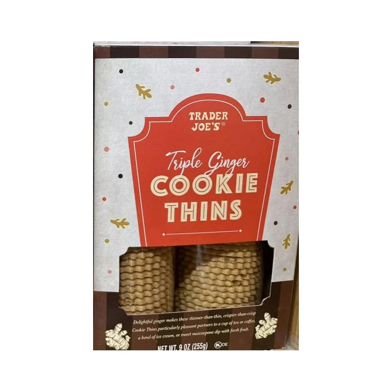 Trader Joe's Triple Ginger Cookie Thins, 255g
