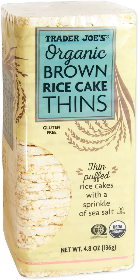 Trader Joe's Organic Brown Rice Cake Thins, 136g