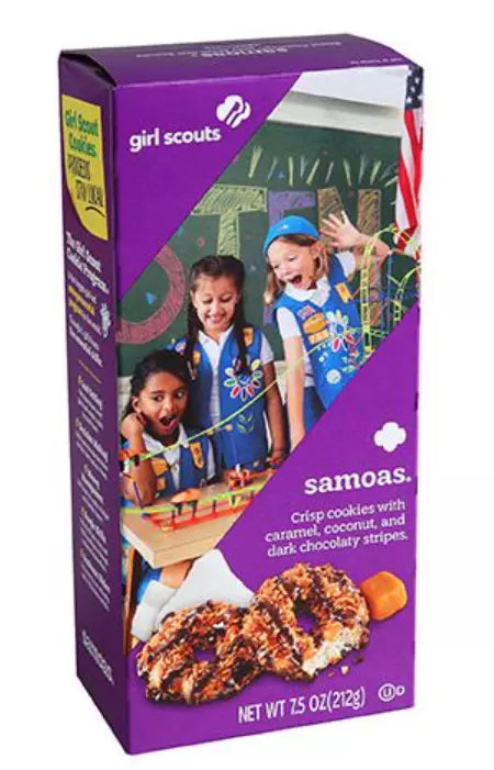 Girl Scouts Caramel deLite Cookies (Samoas), 198g