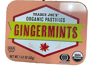 Trader Joe's Organic Pastilles Gingermints, 40g