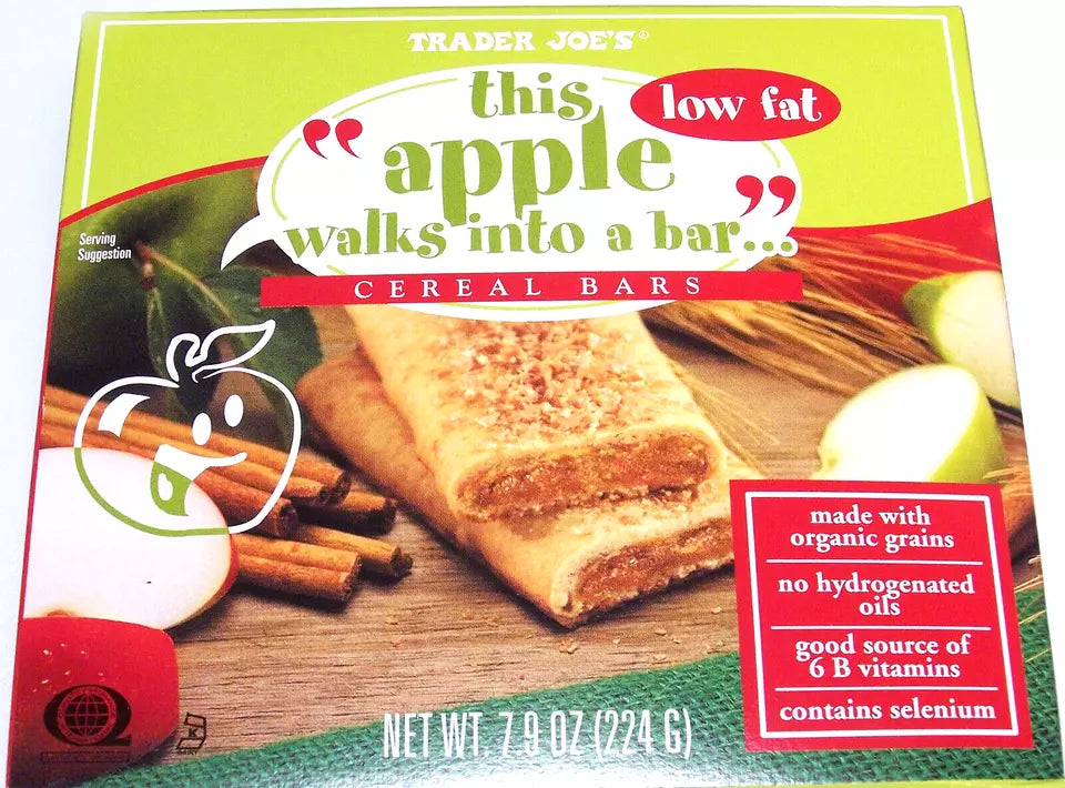 Barres de céréales « Cette pomme entre dans un bar » de Trader Joe's, 224 g