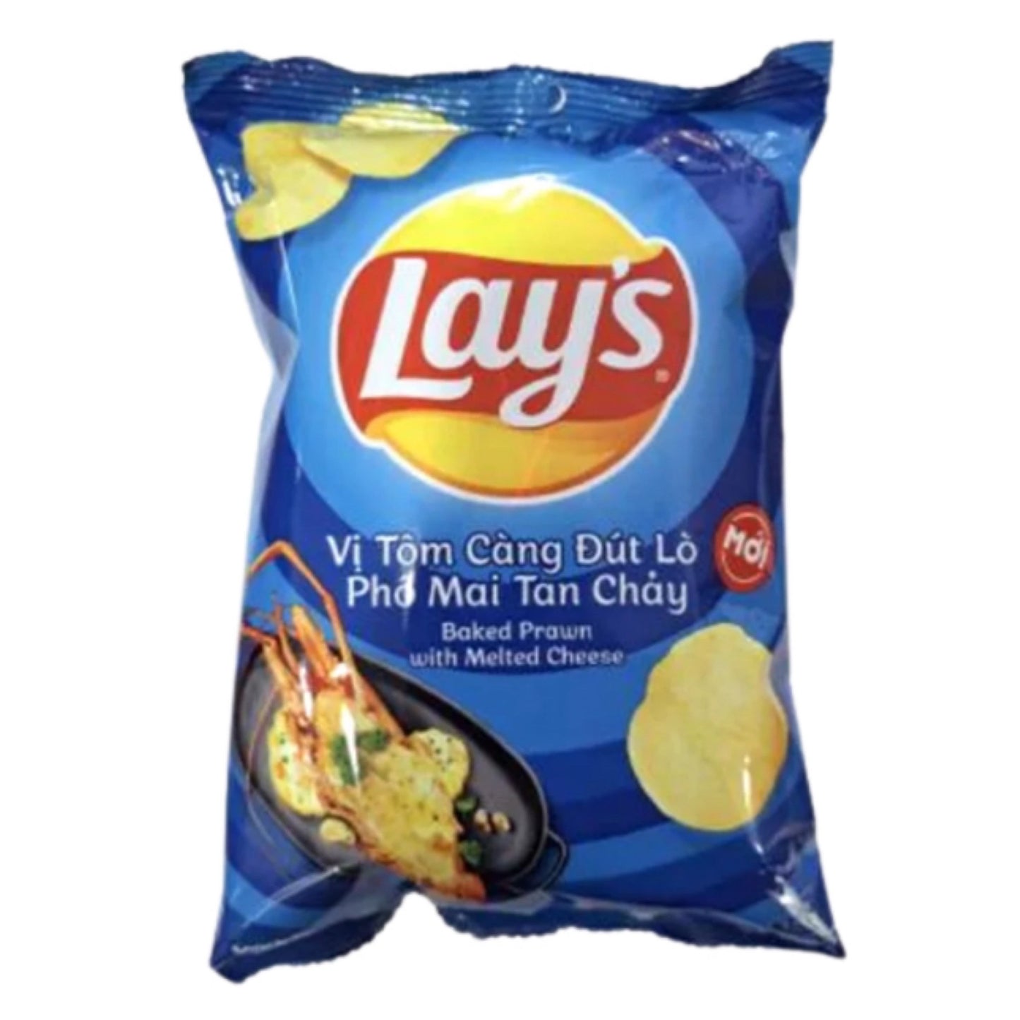 Crevettes cuites au four au goût de fromage fondu de Lay's, 90 g