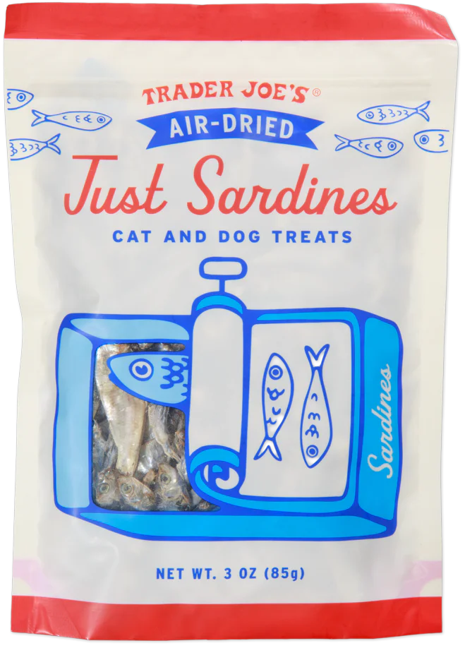 Trader Joe's Just Sardines Cat and Dog Treats, 85g