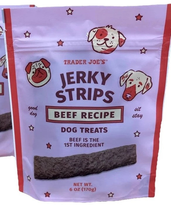 Trader Joe’s Beef Recipe Jerky Strips Dog Treats, 170g