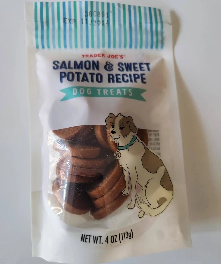 Trader Joe’s Salmon & Sweet Potato Recipe Dog Treats, 113g