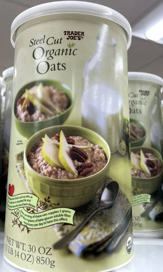 Trader Joe’s Organic Steel Cut Oats, 850g