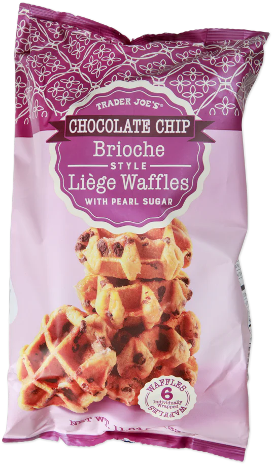 Trader Joe's Chocolate Chip Brioche Style Liège Waffles, 330g