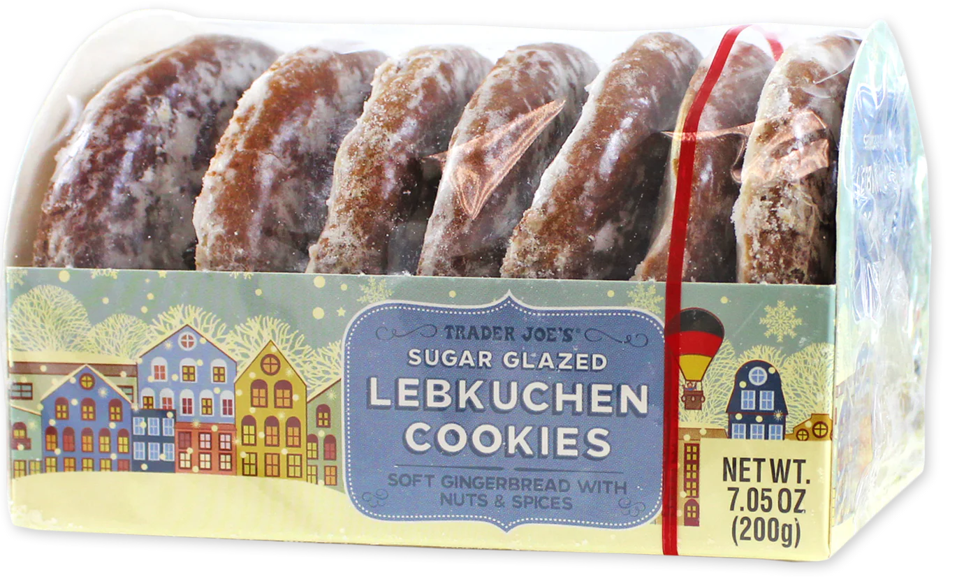Trader Joe's Sugar Glazed Lebkuchen Cookies, 200g