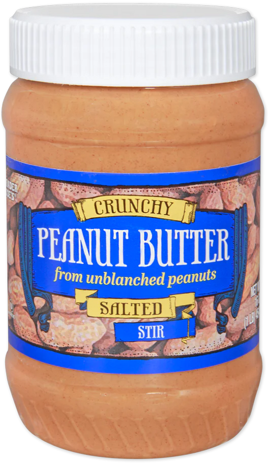 Trader Joe's Crunchy Peanut Butter, Salted, 454g