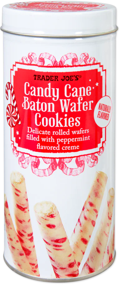 Trader Joe's Candy Cane Baton Wafer Cookies, 142g