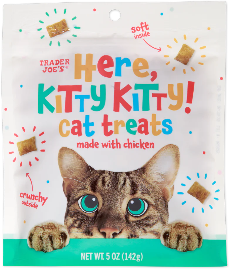 Trader Joe's Here, Kitty Kitty! Cat Treats, 142g