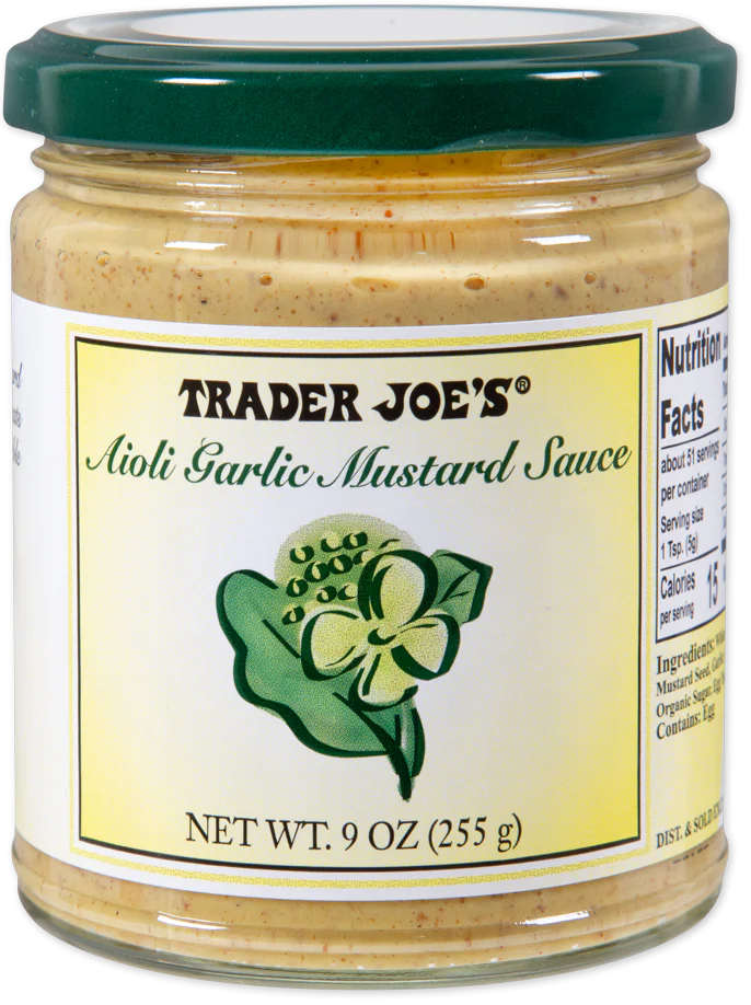 Sauce aïoli à l'ail et à la moutarde de Trader Joe's, 255 g
