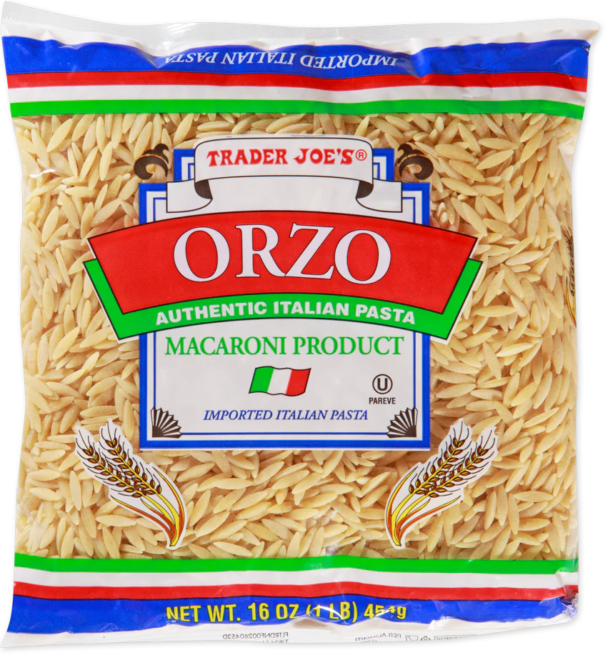 Pâtes italiennes Orzo de Trader Joe's, 454 g