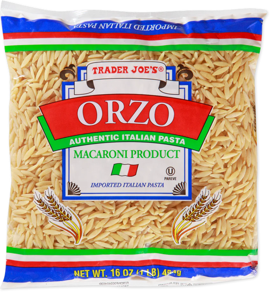 Trader Joe's Orzo Italian Pasta, 454g