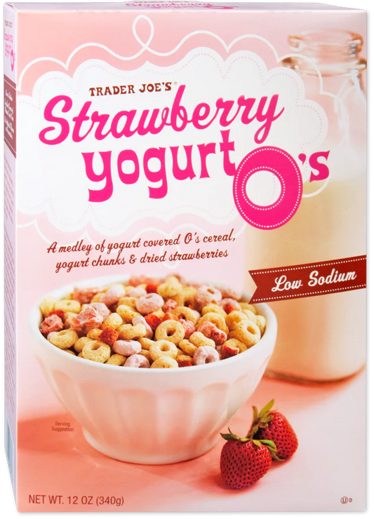 Trader Joe's Strawberry Yogurt O's, 340g