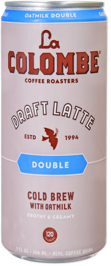Latte double infusé à froid avec lait d'avoine La Colombe®, 266 ml