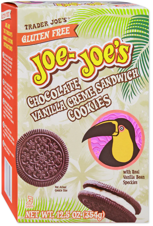 Trader Joe's Joe-Joes, Gluten Free Chocolate Vanilla Creme, 354g