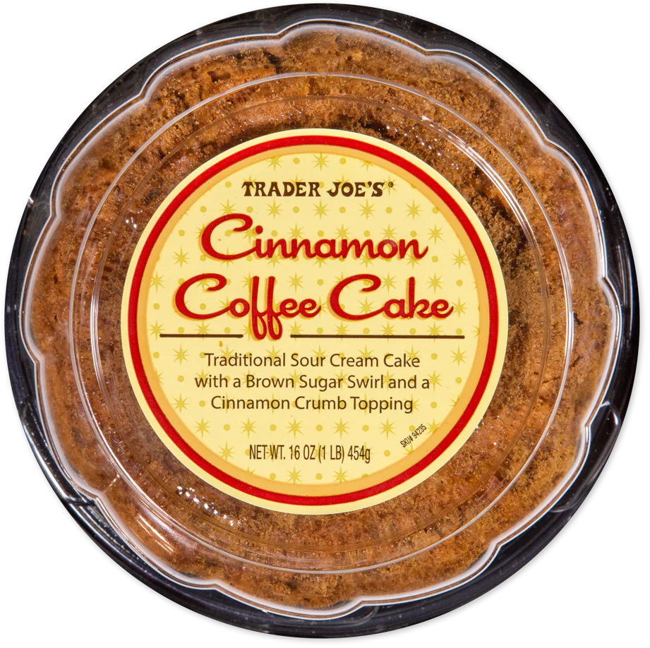 Gâteau au café et à la cannelle de Trader Joe's, 454 g