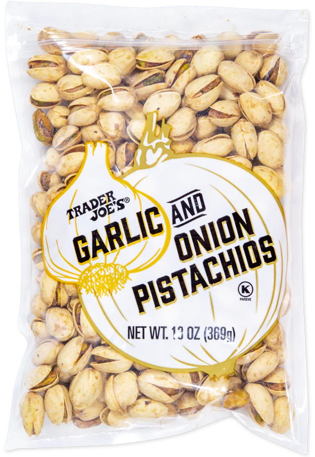 Pistaches à l'ail et à l'oignon de Trader Joe's, 369 g